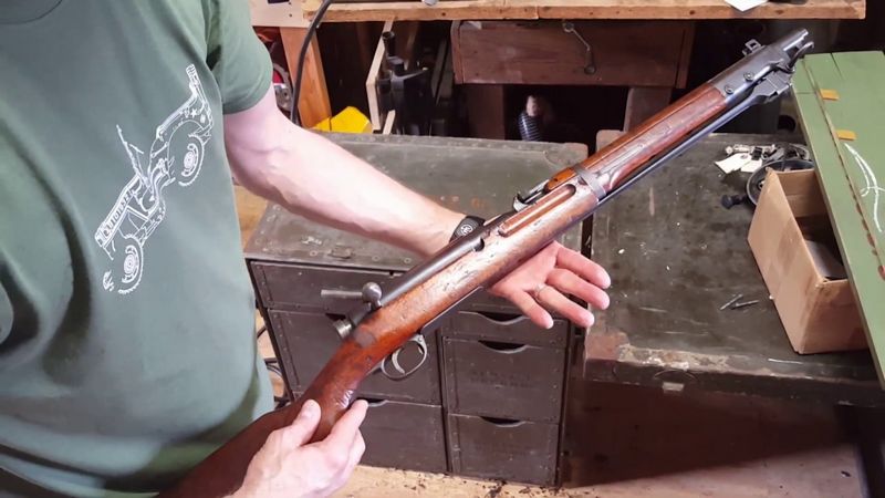 Arisaka Type 44 Cavalry Rifle (COLD WAR, INTERWAR, KOREAN WAR, WORLD WAR 1, WORLD WAR 2) Arisaka Type 44 Cavalry Rifle
