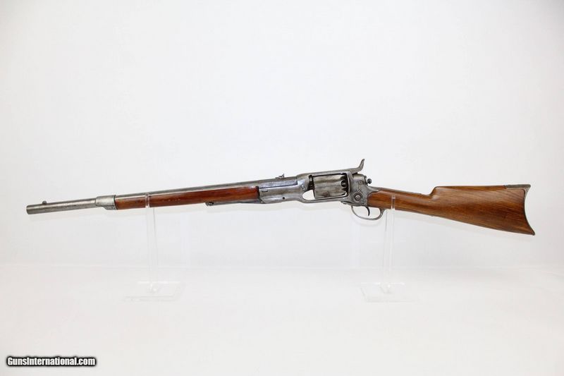 Colt Model 1855 Revolving Carbine (AMERICAN CIVIL WAR) Colt Model 1855 Revolving Carbine