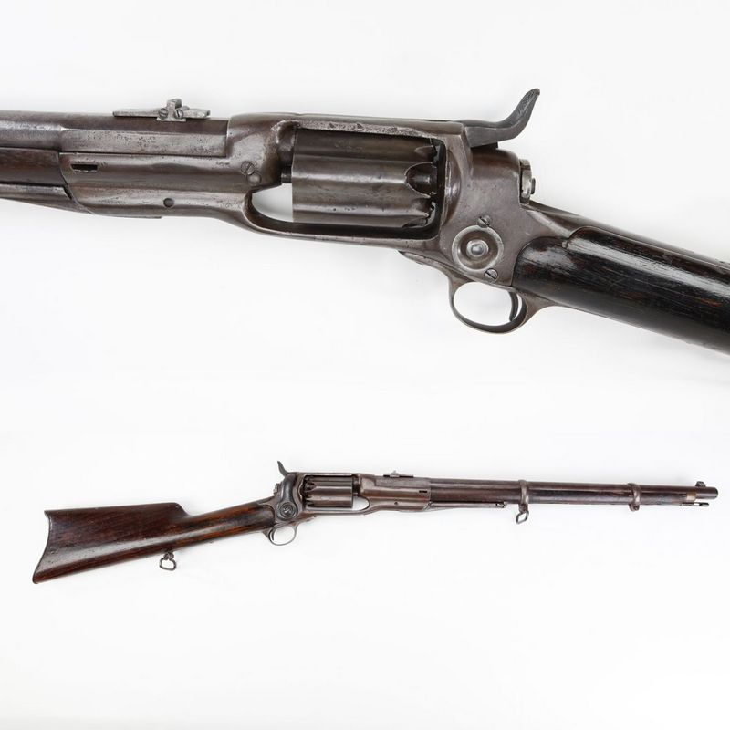 Colt Model 1855 Revolving Carbine (AMERICAN CIVIL WAR) Colt Model 1855 Revolving Carbine