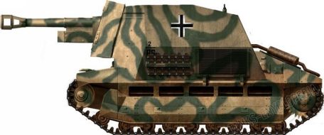 10.5cm leFH 16 auf Geschuetzwagen FCM