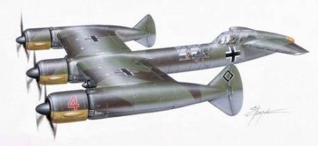 Blohm and Voss Bv P.170 (SECRET WEAPONS OF THE LUFTWAFFE, WORLD WAR 2, X-PLANE) Blohm and Voss Bv P.170