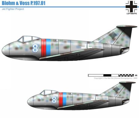 Blohm and Voss Bv P.197 (SECRET WEAPONS OF THE LUFTWAFFE, WORLD WAR 2, X-PLANE) Blohm and Voss Bv P.197