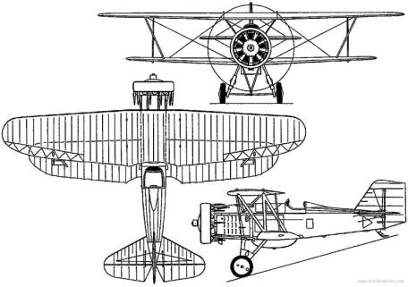 Curtiss F6C HAWK (GOLDEN AGE) Curtiss F6C HAWK
