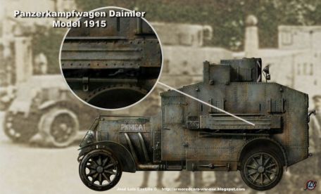 Daimler Model 1915 (WORLD WAR 1) Daimler Model 1915