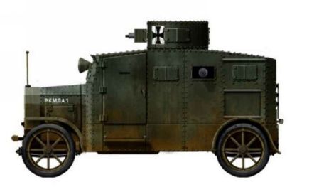 Ehrhardt E-V/4 (E-V/4 Panzerkraftwagen Ehrhardt) (WORLD WAR 1) Ehrhardt E-V/4 (E-V/4 Panzerkraftwagen Ehrhardt)