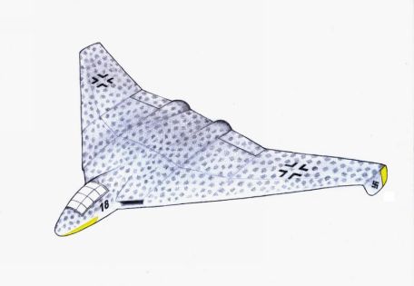 Focke-Wulf Fw 3x1000C (SECRET WEAPONS OF THE LUFTWAFFE, WORLD WAR 2, X-PLANE) Focke-Wulf Fw 3x1000C
