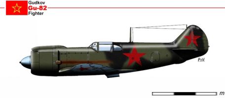 Gudkov GU-82 (WORLD WAR 2, X-PLANE) Gudkov GU-82