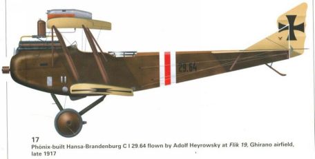 Hansa-Brandenburg C.I (Type LDD) (WORLD WAR 1) Hansa-Brandenburg C.I (Type LDD)