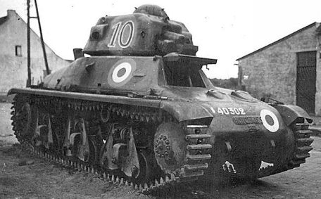 Hotchkiss H35 (ARAB-ISRAELI WAR, COLD WAR, WORLD WAR 2) Hotchkiss H35