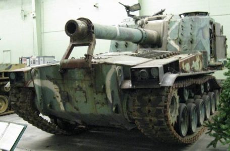 M55 SPH (COLD WAR, SELF-PROPELLED ARTILLERY, VIETNAM WAR) M55 SPH
