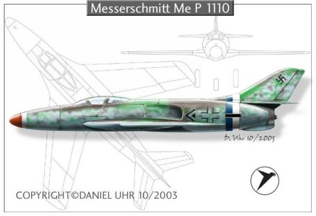 Messerschmitt Me P.1110 (SECRET WEAPONS OF THE LUFTWAFFE, WORLD WAR 2, X-PLANE) Messerschmitt Me P.1110