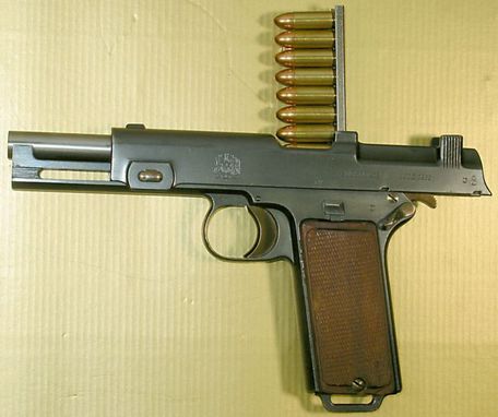Steyr Model 1912 (M1912) / (Steyr-Hahn) (INTERWAR, WORLD WAR 1, WORLD WAR 2) Steyr Model 1912 (M1912) / (Steyr-Hahn)