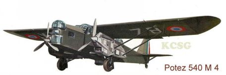 Potez 540 (GOLDEN AGE, SPANISH CIVIL WAR, WORLD WAR 2) Potez 540