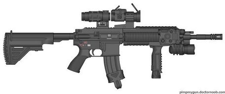Heckler & Koch HK 416 (IRAQI FREEDOM, MODERN, SPECIAL FORCES) Heckler & Koch HK 416