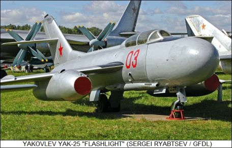Yakovlev Yak-25 (Flashlight / Mandrake) (COLD WAR) Yakovlev Yak-25 (Flashlight / Mandrake)
